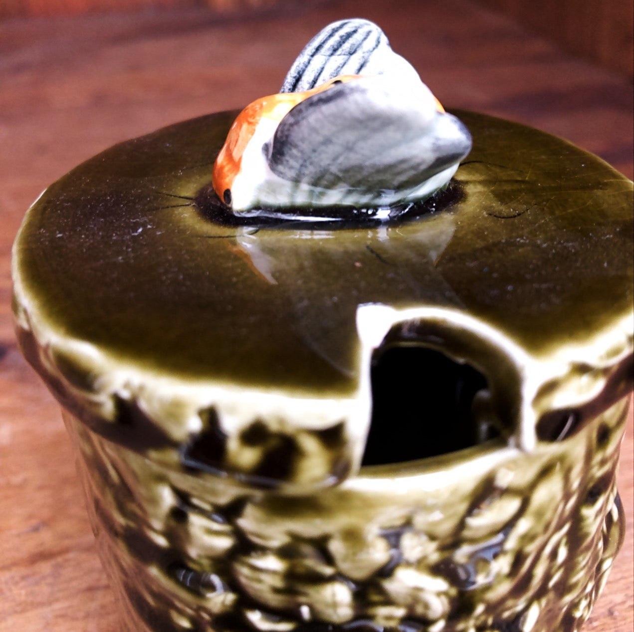 Vintage Ceramic Honey Pot - 11