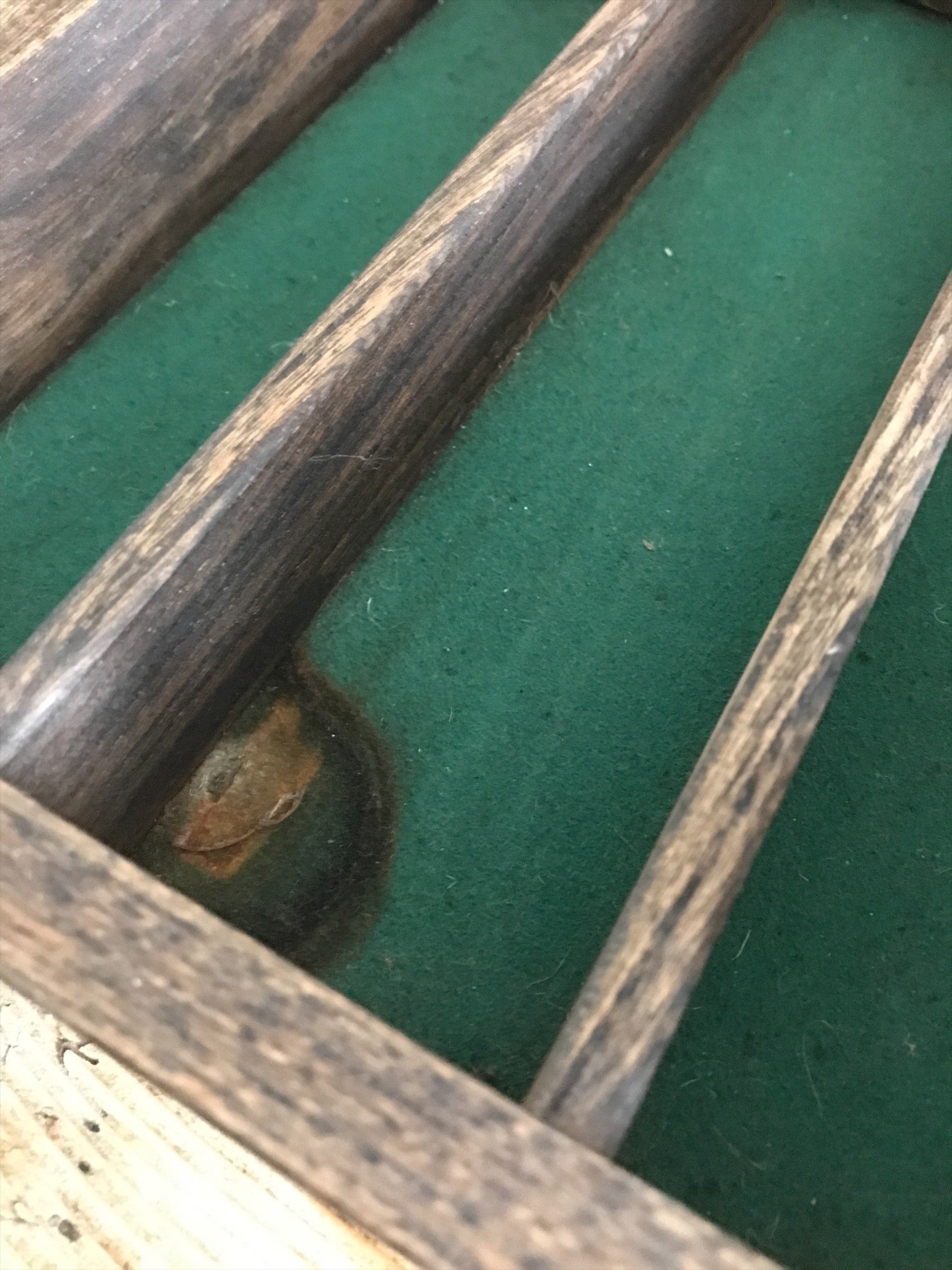 Cutlery Tray with Green Baize