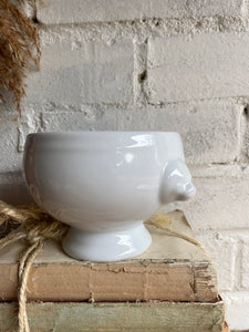 Set of Four Vintage Ceramic Soup Bowls