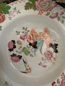 19th Century “Hanly”’Chinoiserie Plate by Ashworth Bros