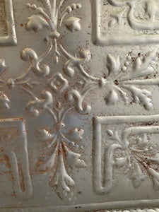 Large Rustic Tin Ceiling Tile