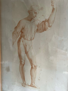 Print taken from an Antique Copperplate Engraving from The Louvre