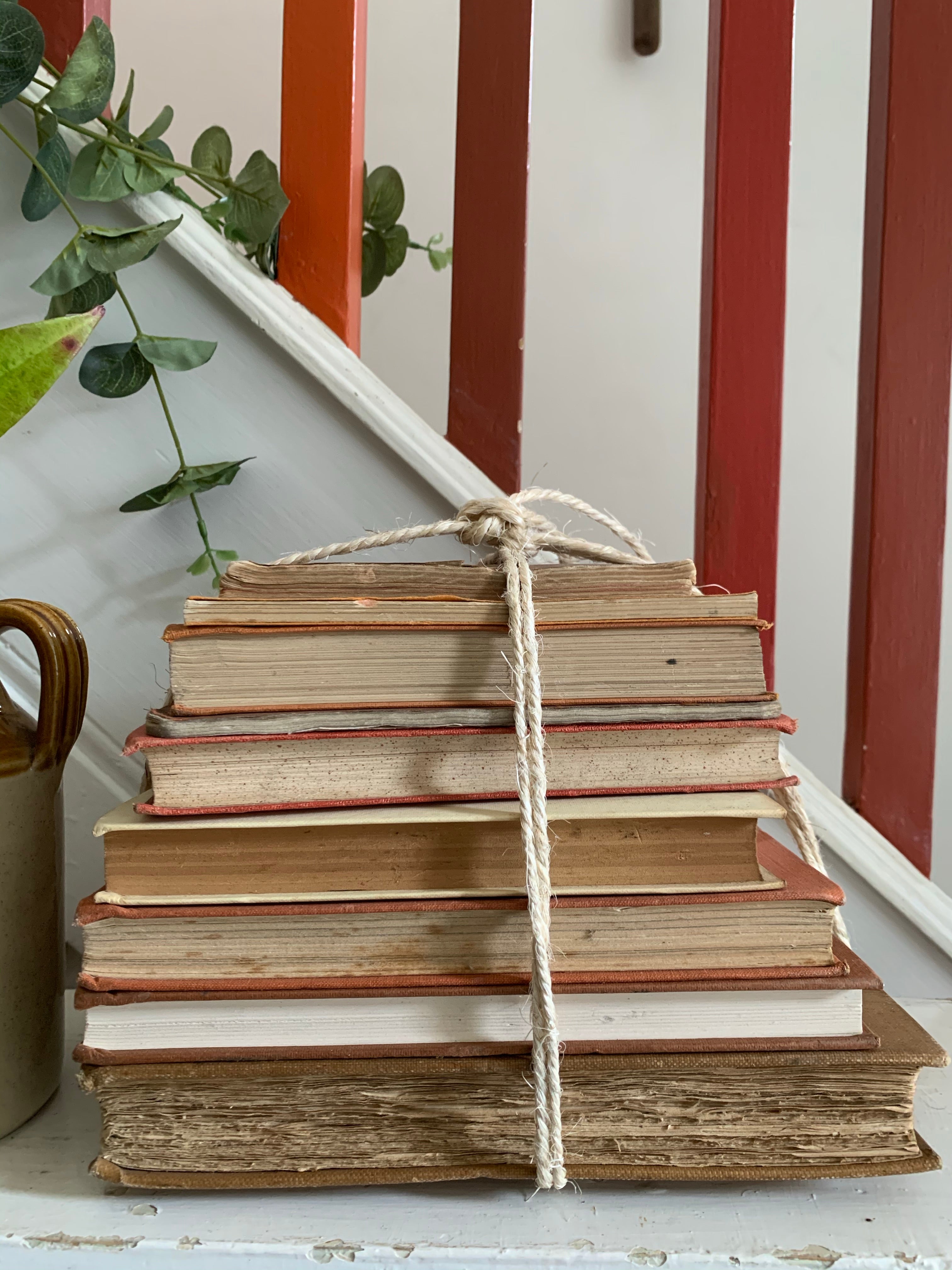 Beige & Orange Book Bundle