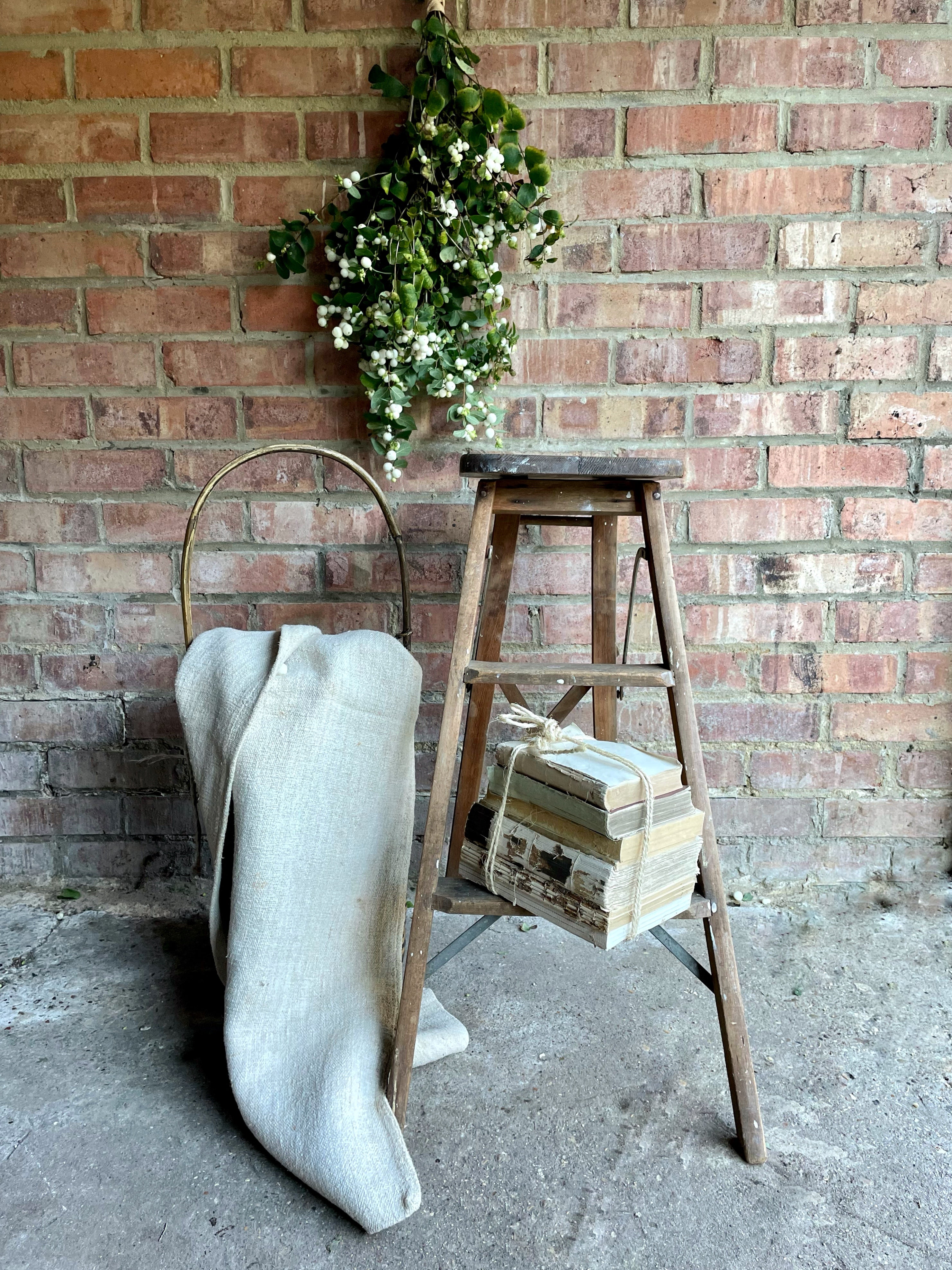 Folding Wooden Step-Ladder