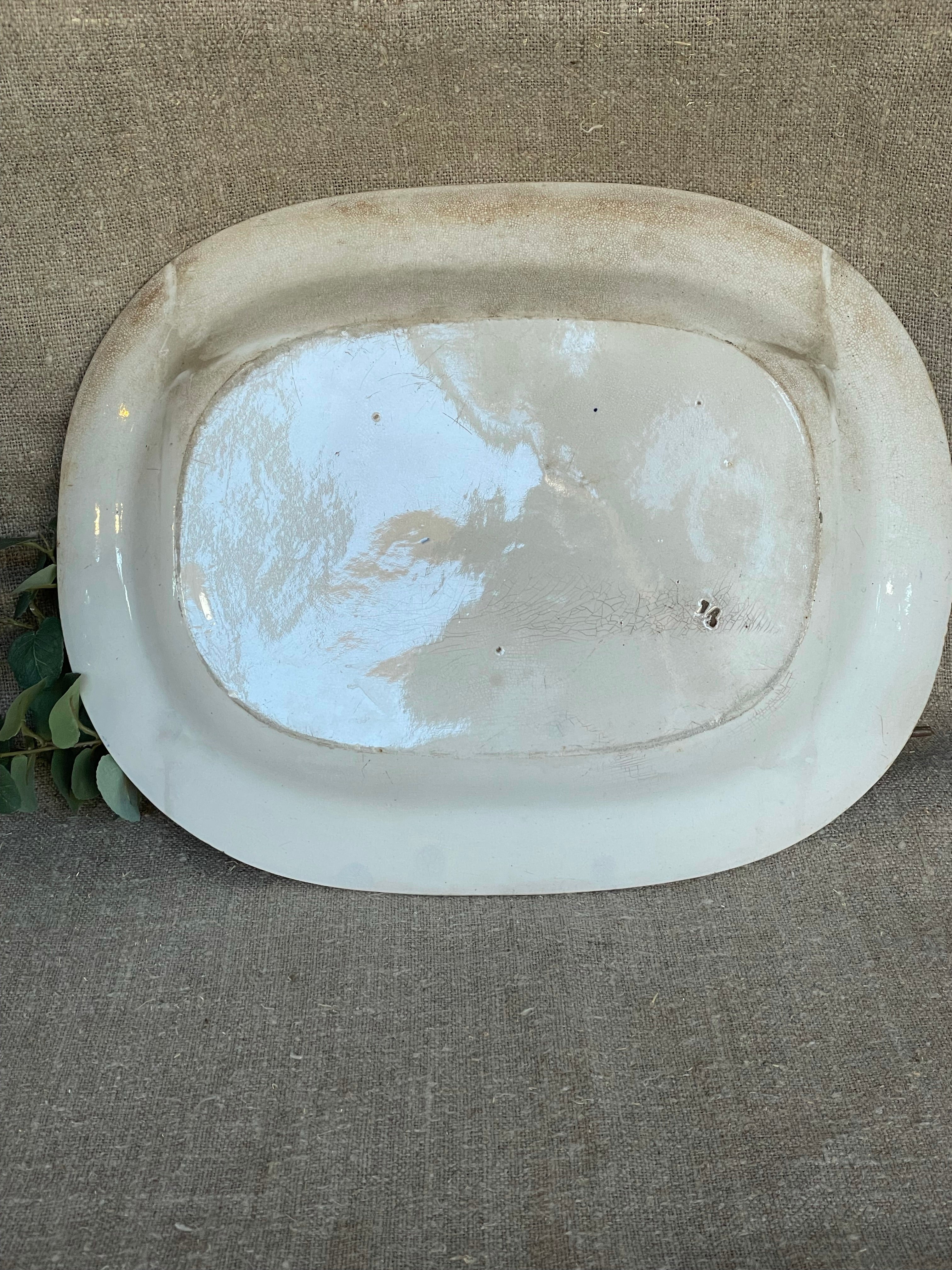 Vintage English Transferware Platter - Medium