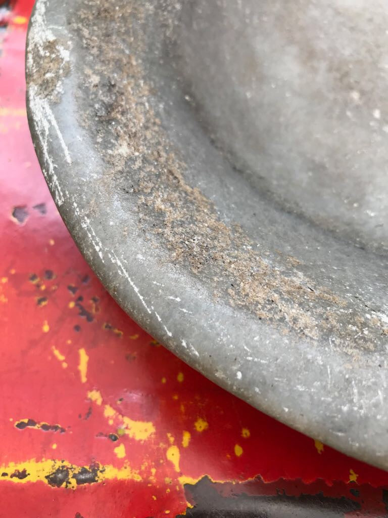 Antique Indian Marble Bowl - 3
