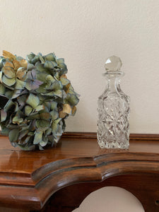 Small Victorian Cut-Glass Perfume Bottle/Decanter