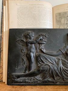 Vintage Basalt Plaster Relief
