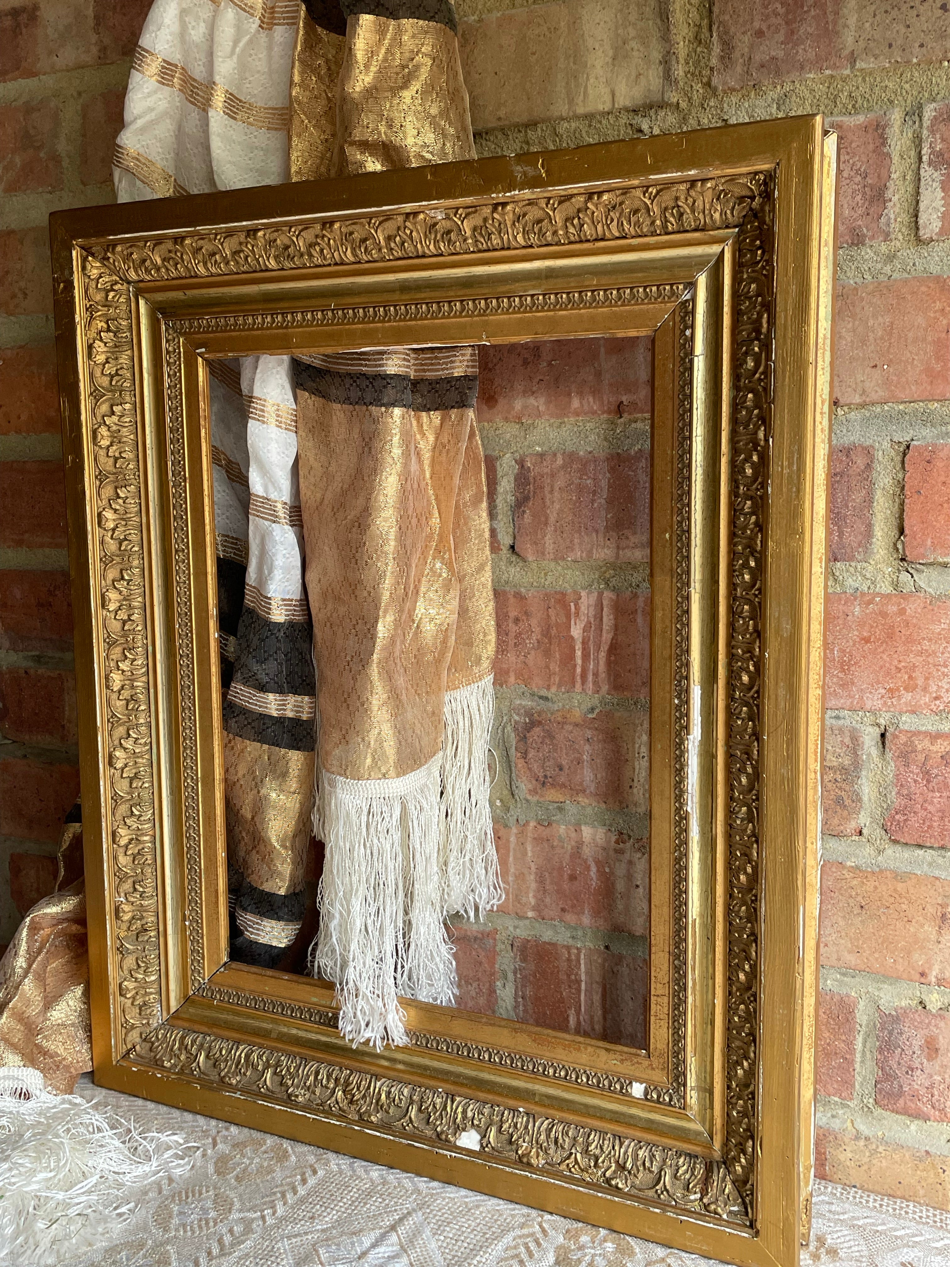 Decorative Carved Gilt Frame
