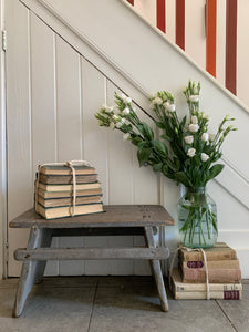 Rustic Grey Stool