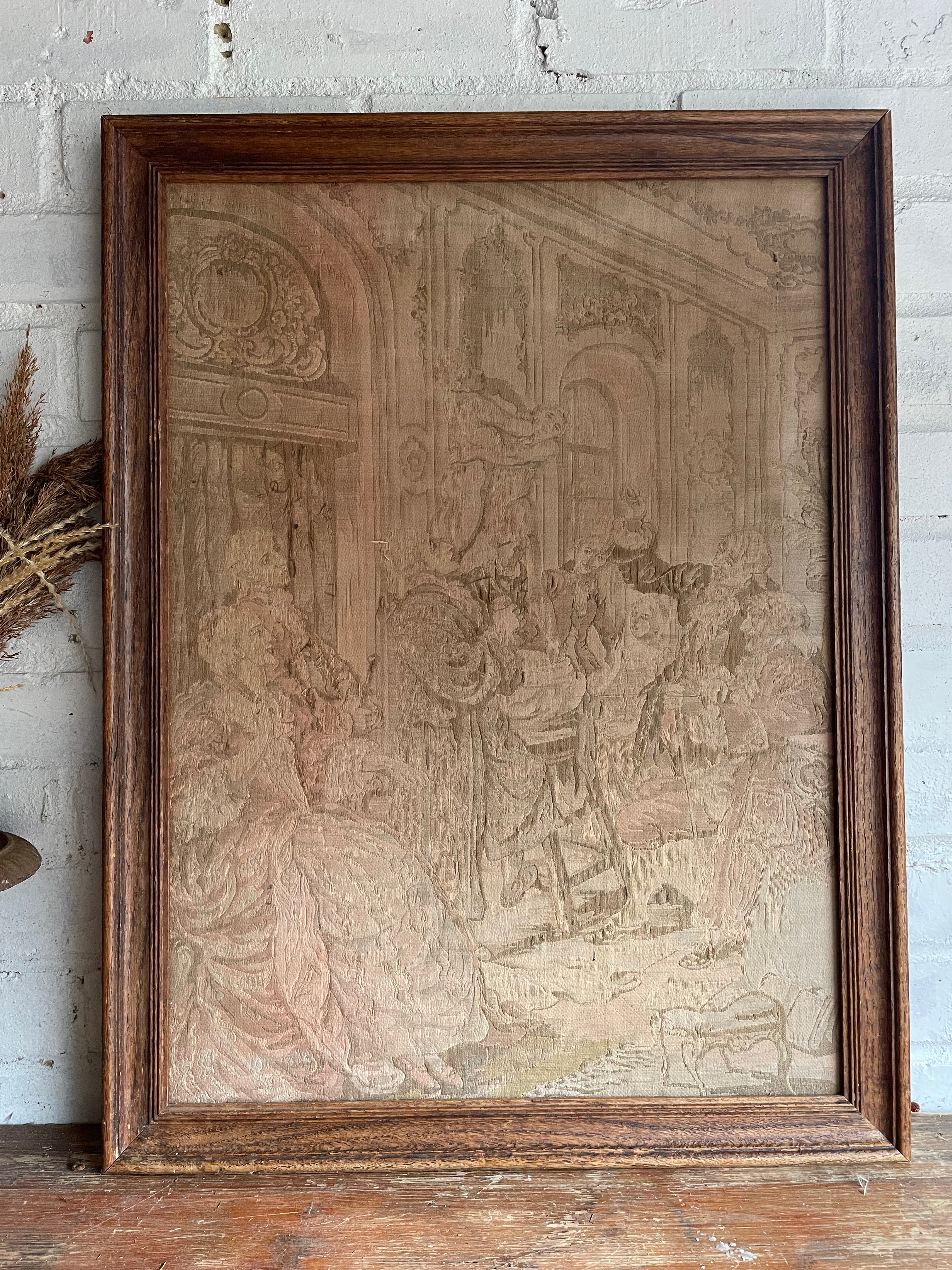 French 19th Century Woven Tapestry
