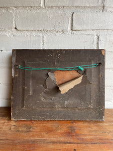 A Rustic Kitchen: Small Antique Oil