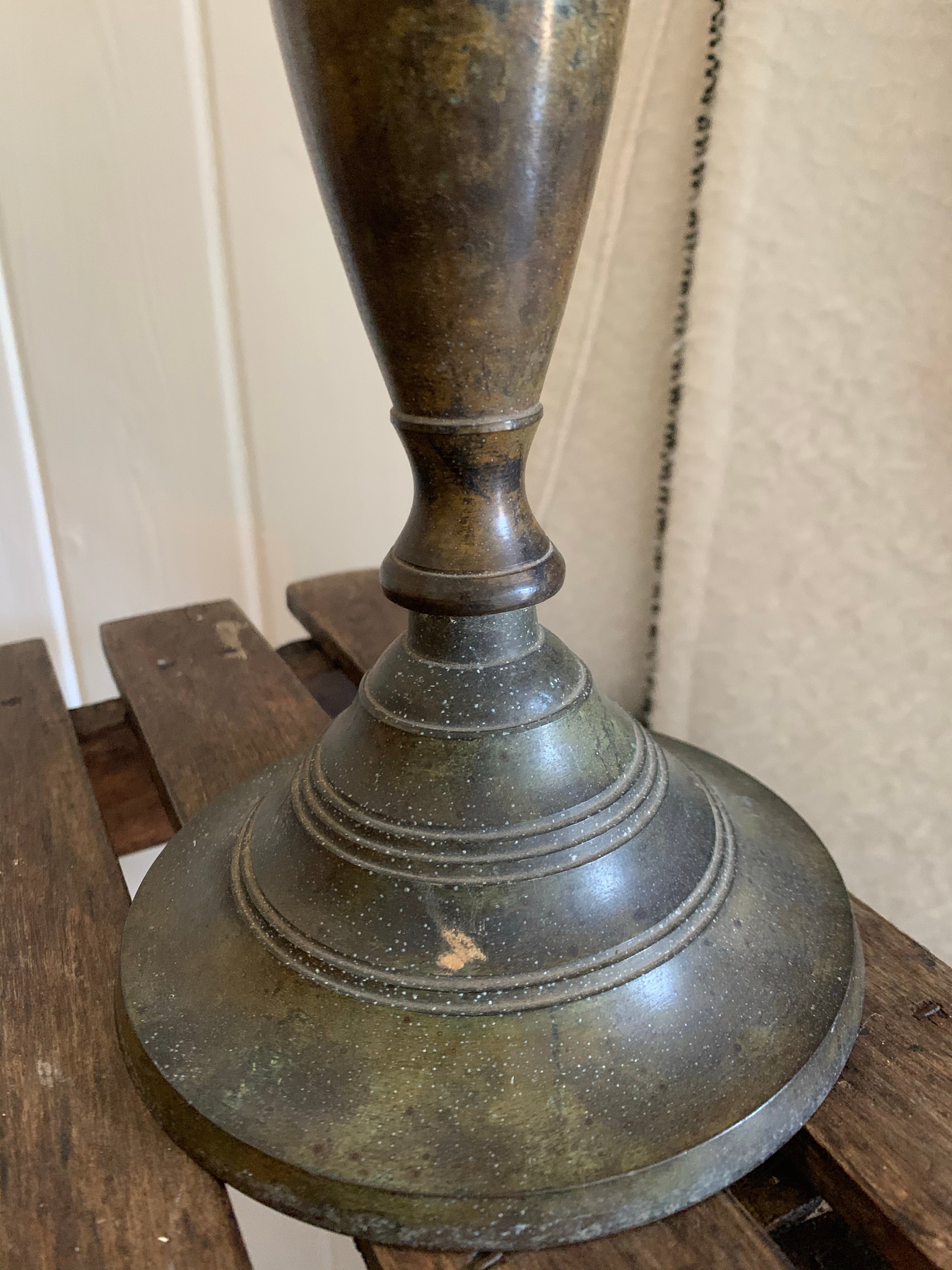 Single Iron Vintage Candleholder