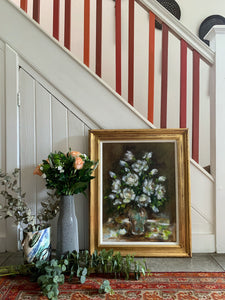 Large Floral Still Life Oil Painting