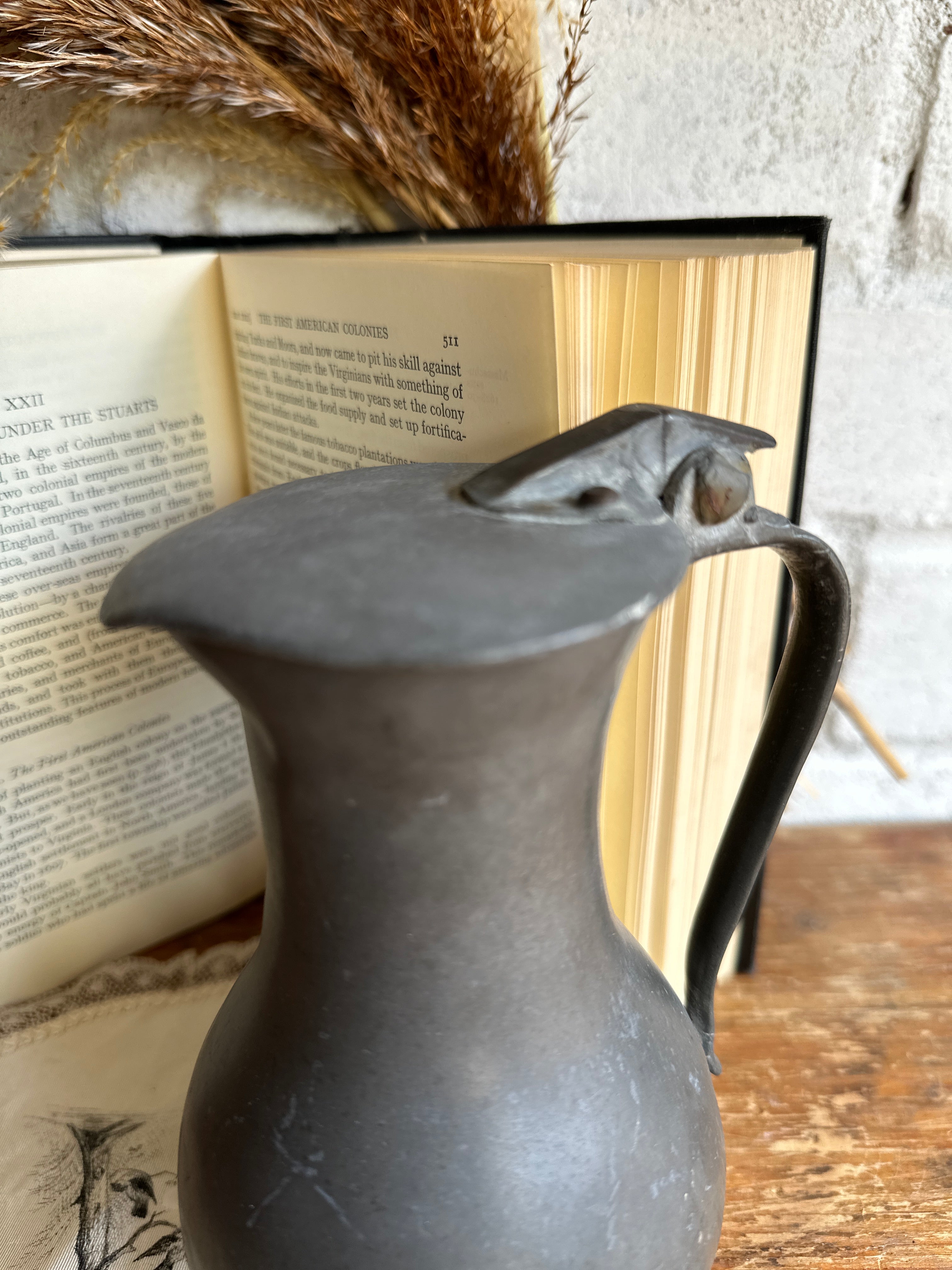 Vintage Pewter Jug