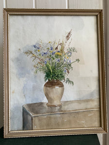 Small Framed Floral Watercolour